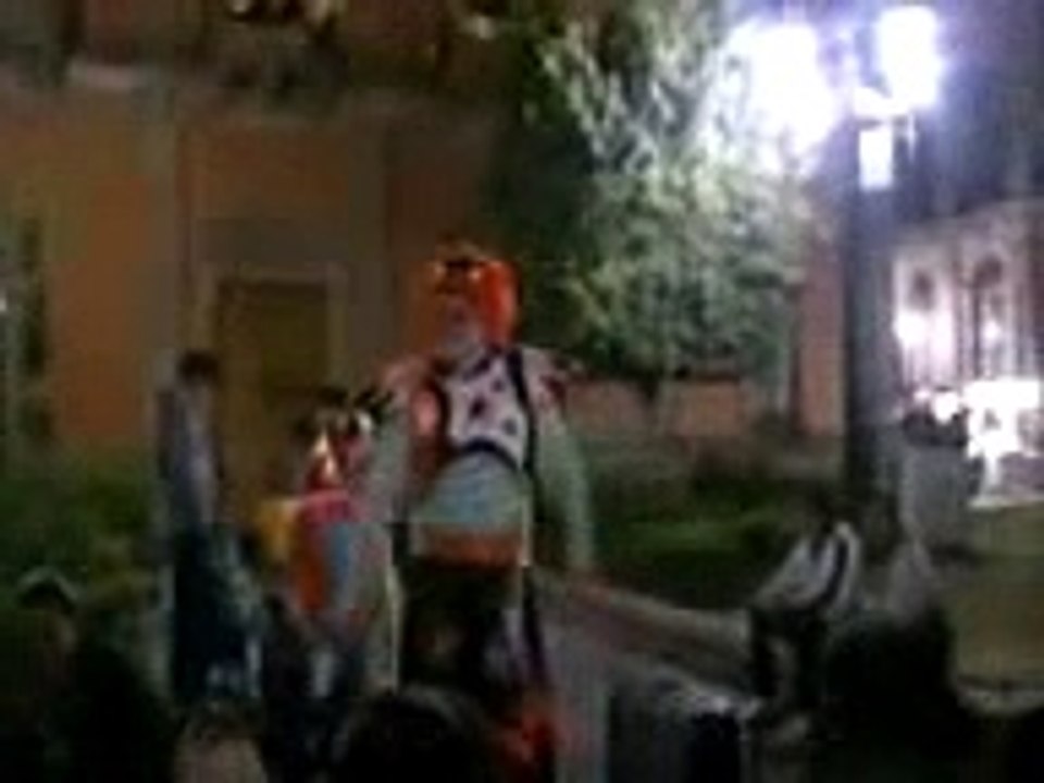 Show del payaso bombon en Plaza del Carmen San Luis Potosi