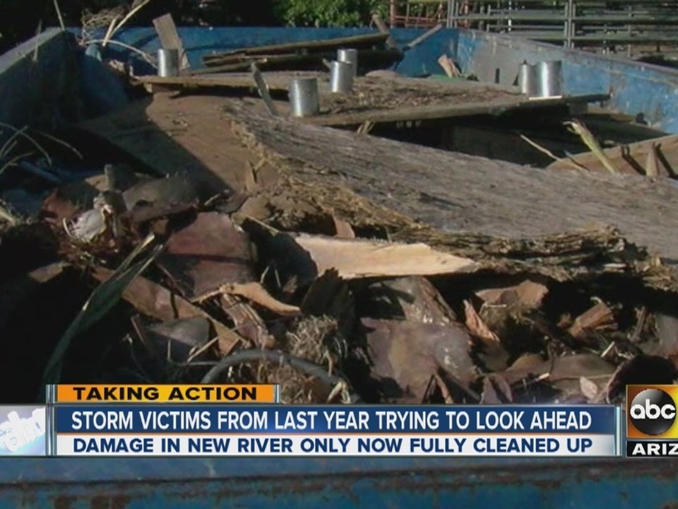 Storm victims from last year trying to look ahead