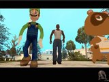 GTA SAN ANDREAS - SUPER MARIO LUIGI & ANIME