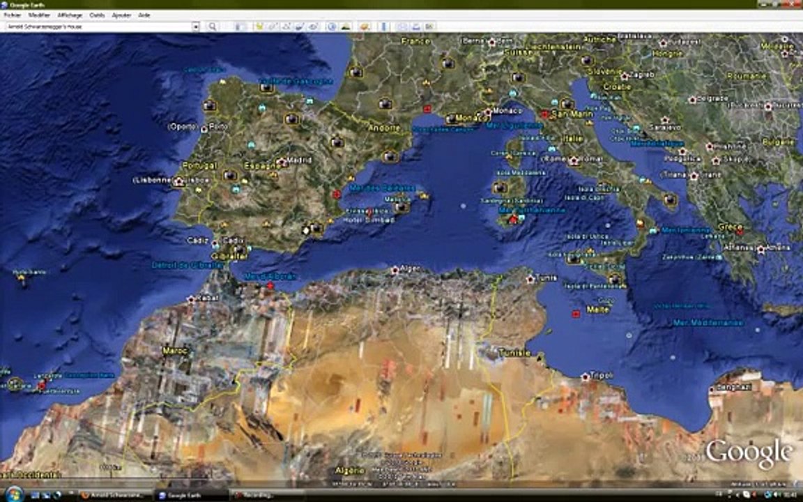 ALGERIE - ZOOM Carte géographique - Borj M'neil, Mers el hadjaj, Boumerdes, Anaba