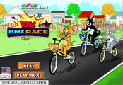 Tom si Jerry in curse pe biciclete BMX