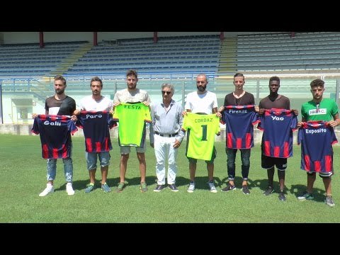 Presentati i nuovi acquisti rossoblù