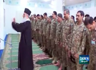 Army Chief offers Eid prayer with troops in Waziristan