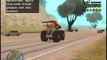 CJ likes to destroy San Andreas with a giant monster truck