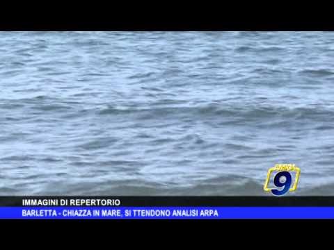 BARLETTA | Chiazza in mare, si attendono analisi Arpa
