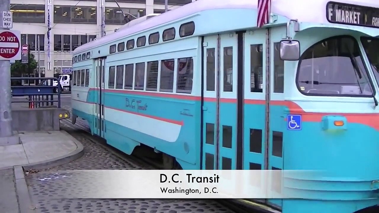San Francisco, CA PCC Trolley Cars