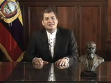 Rafael Correa. Mensaje oficial  con motivo de la muerte de Néstor Kirchner.