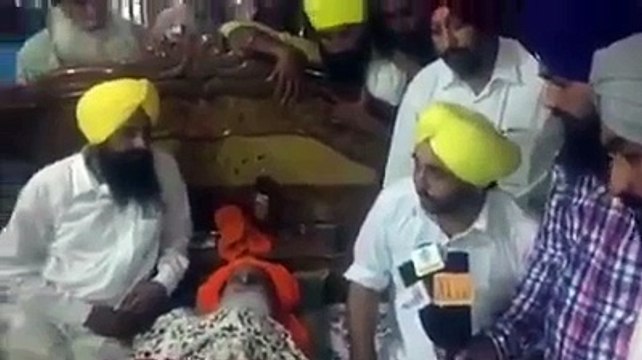bhagwant mann visits bapu