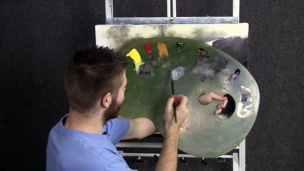 Paint with Kevin Hill - Misty Forest Waterfall
