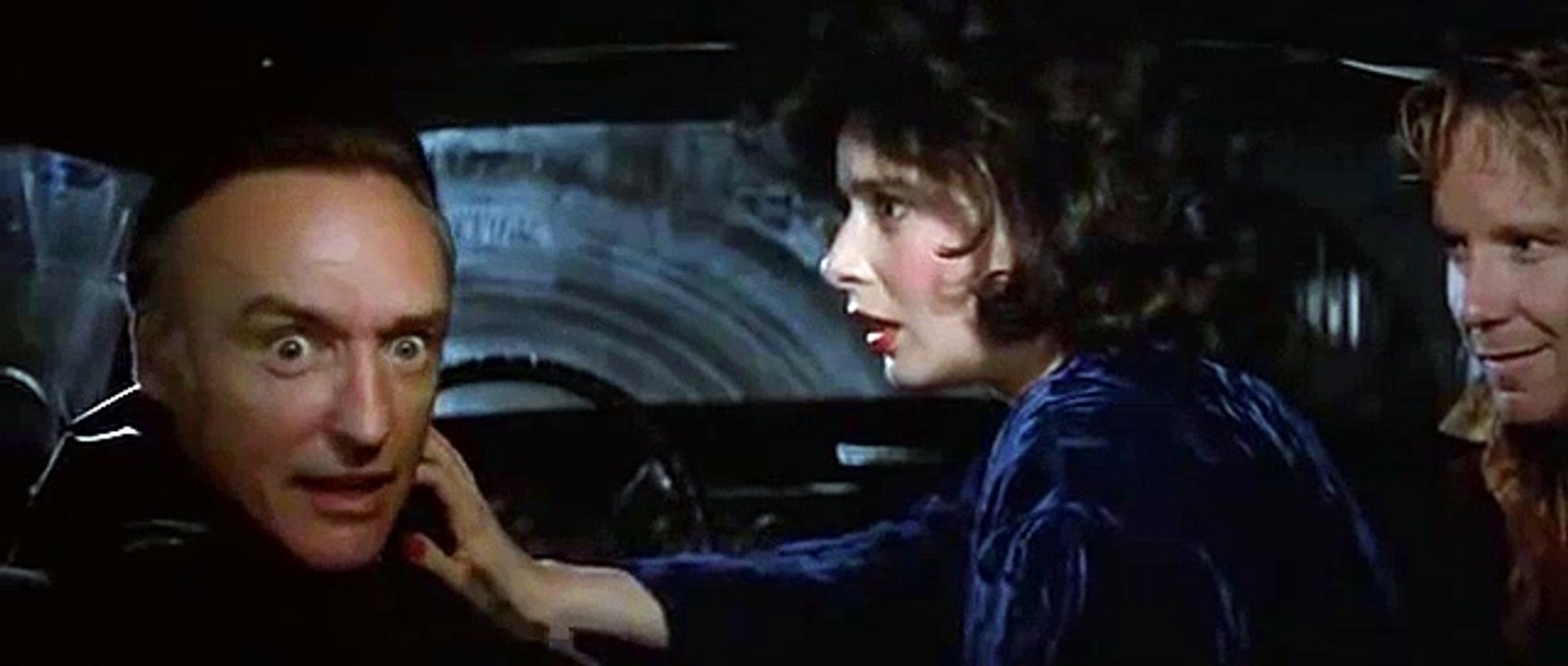 Jeffrey on a joy ride with Frank Booth in "Blue Velvet"