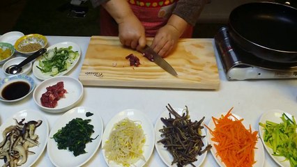 korean food bibimbap making and eat qualcomm 4k contest galaxy note3