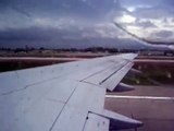 United Airlines 757 takeoff and lightning strike!