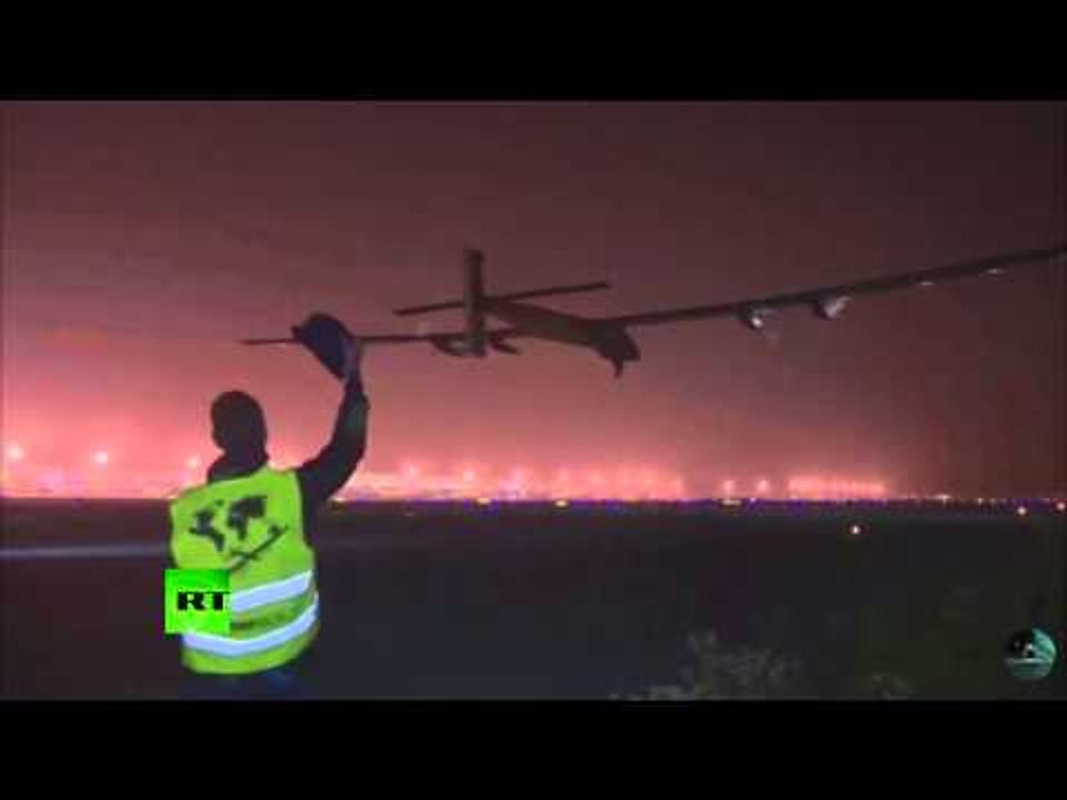 Solar Impulse 2 takes off for 5-day non-stop flight across the Pacific
