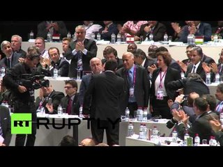 ‘Handshake for peace’: Israeli, Palestinian delegation meets in Zurich