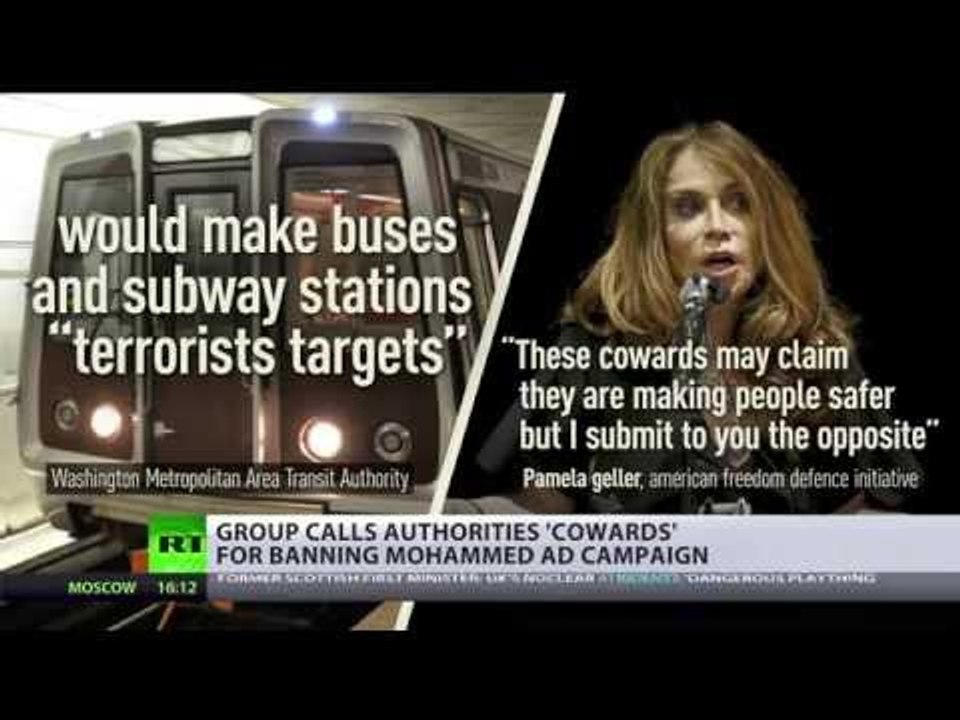 Provocative Speech: Group calls authorities ‘cowards’ for banning Mohammed cartoon ads