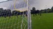 Young Everton goalkeeper Connor Hunt hits incredible rabona trick shot