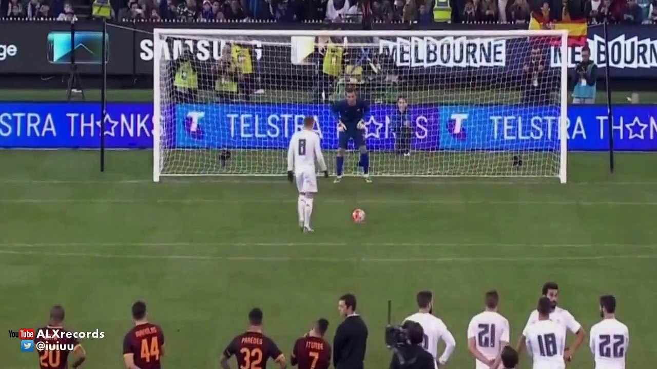 Real Madrid vs AS Roma 6-7 Full Penalties (International Champions Cup) 2015