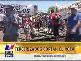 TERCERIZADOS CORTAN TREN ROCA - LUEGO CAOS EN CONSTITUCION 23-12-10