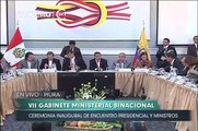 Inauguran VII Reunión del Gabinete Binacional Perú-Ecuador