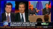 UKIP Nigel Farage on FOX News discussing Italy & Greece EU puppet government- November 2011