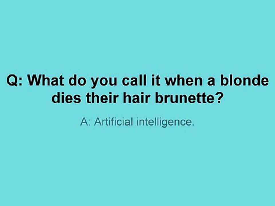 SUPER FUNNY BLONDE JOKES, INSULTS AND ONE LINERS[1] video Dailymotion