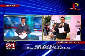 Panamericana TV y el Ministerio de Salud desarrollaron importante campaña médica-I