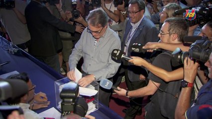 Eleccions 2015: VIPS voting in FC Barcelona elections