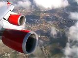 Boeing 747-400 Virgin Landing At Heathrow Excellent