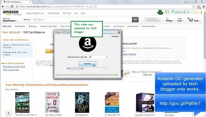 [Proof] New working Amazon Gift Card Generator 2015(Tech blogger)