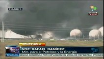 Incendio en refinería petrolera está controlado: Ramírez