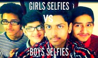 Girls Selfies vs Boys Selfies- Fivebros