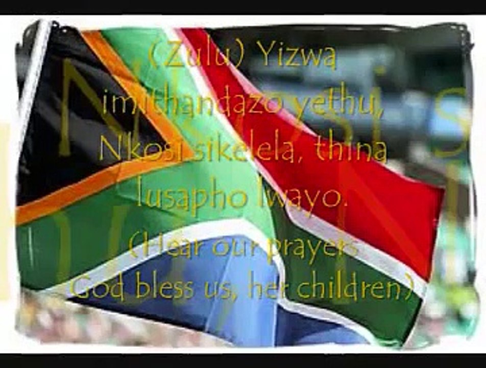The South African National Anthem (Nkosi Sikelel' iAfrika) - With lyrics