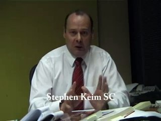 The Haneef Inquiry - an interview with Stephen Keim SC -  Pt 2