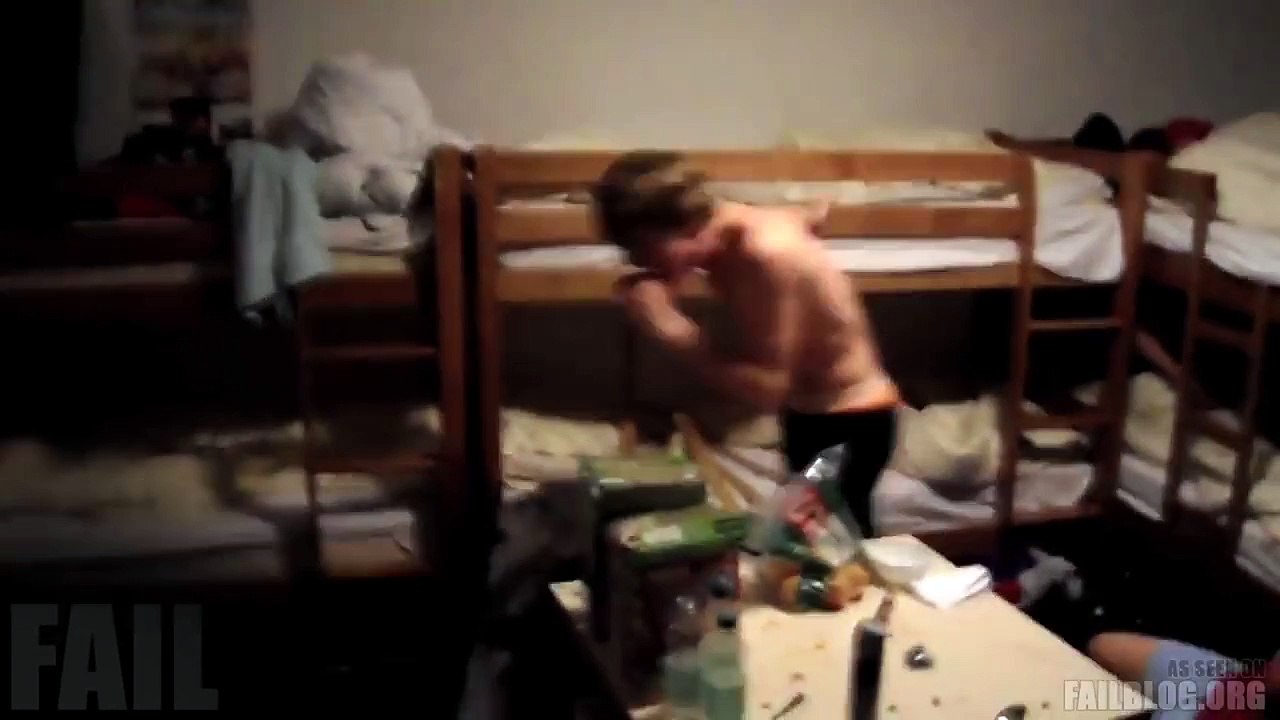 Bunk Bed Jump FAIL