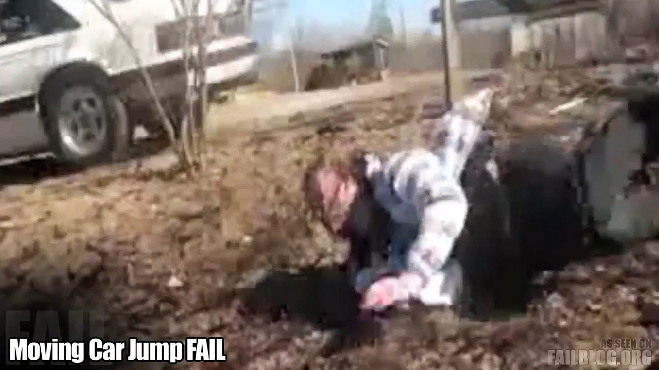 Moving Car Jump FAIL