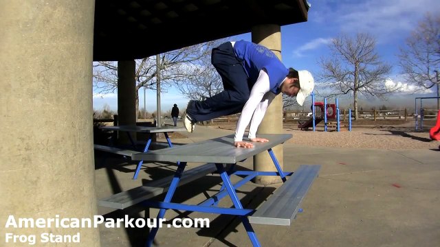 Frog Stand - Parkour Training and Conditioning Exercise