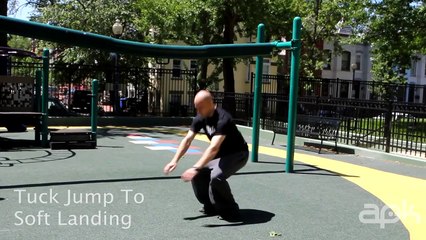 Tuck Jump  Soft Landing- Parkour Training and Conditioning