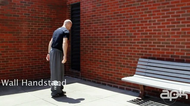 Wall Handstand- Parkour Training and Conditioning