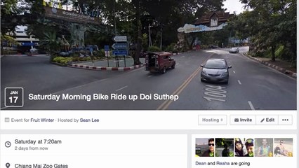 CYCLING MEETUP @ DOI SUTHEP (SAT  7 20am)   1MINaDAY