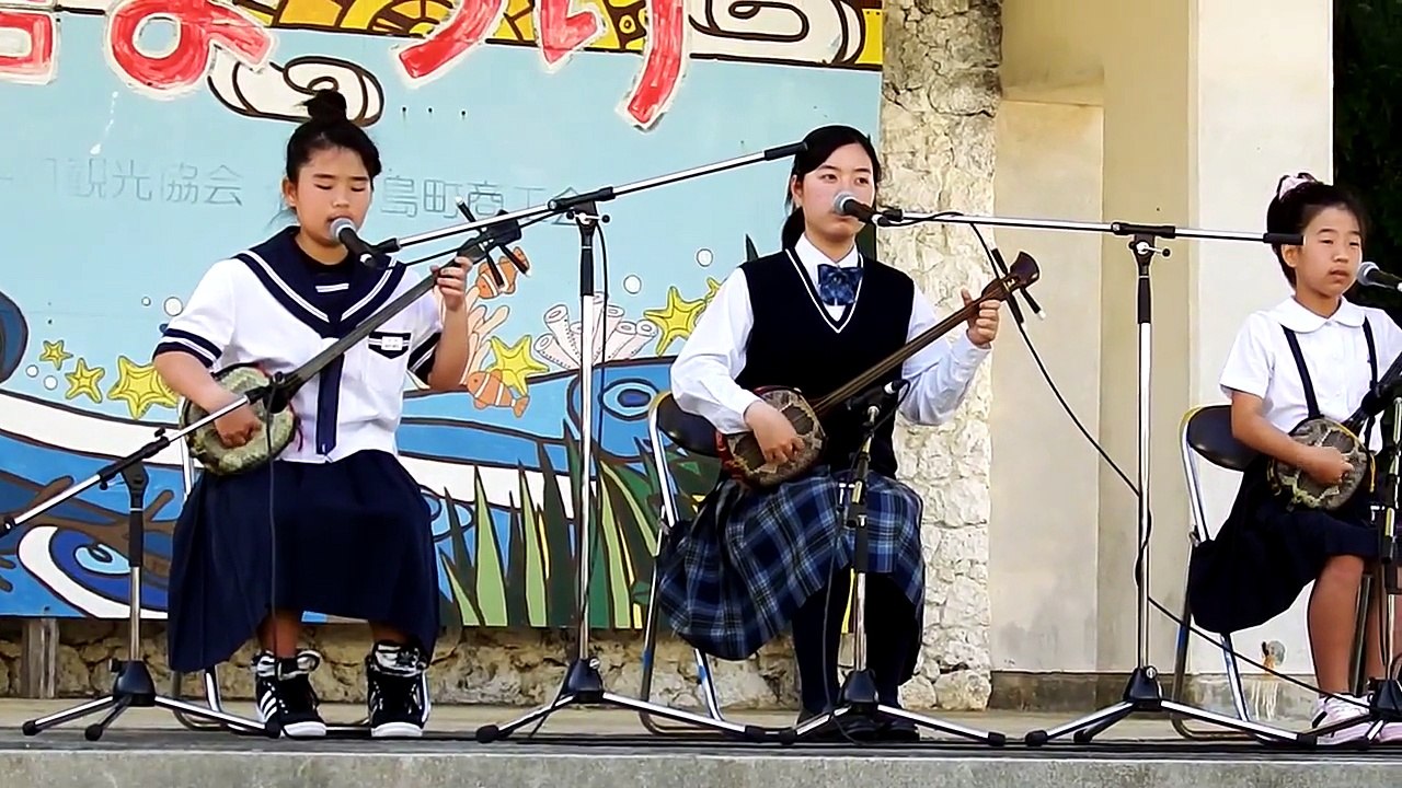 ≪徳之島黒組≫徳之島町 黒砂糖まつり 2015 第10弾 塩道長浜節 奄美民謡 島唄 歌詞 三味線 民謡大会日本一 黒糖まつり
