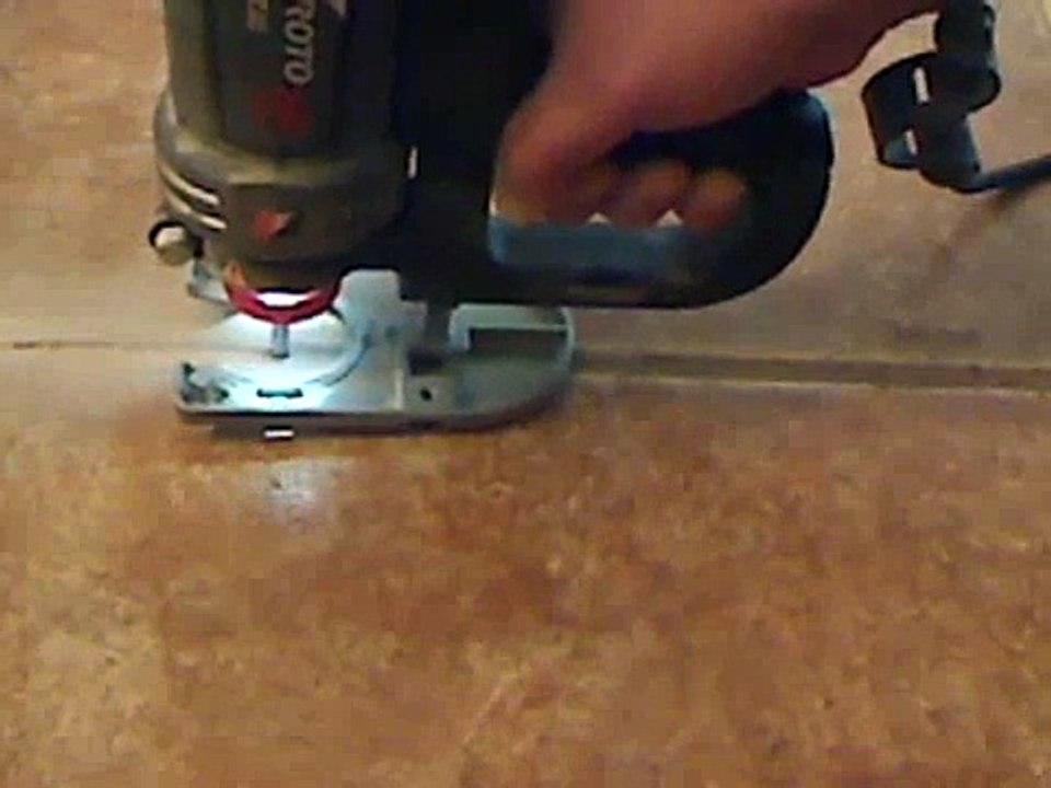 Epoxy Grout Removal with Rotozip and DC1. Better than Dremel video