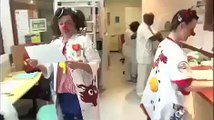 Une visite des clowns à l'hôpital
