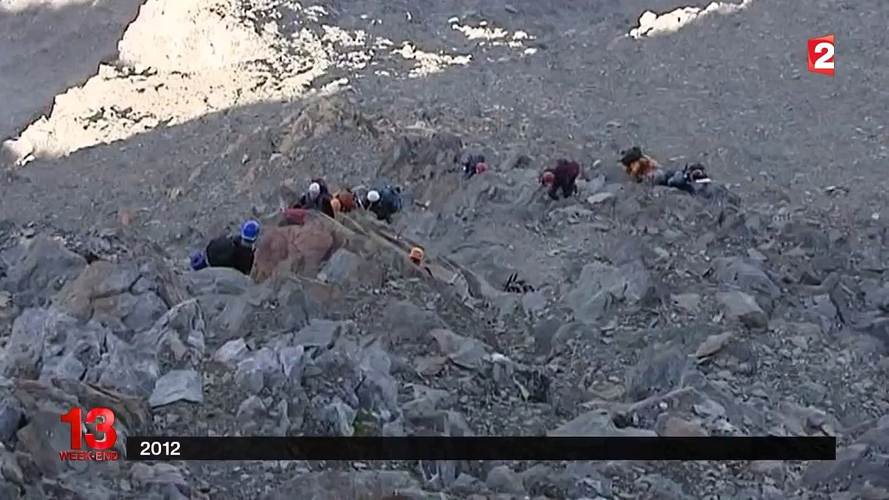 Attention aux éboulements sur le Mont-Blanc