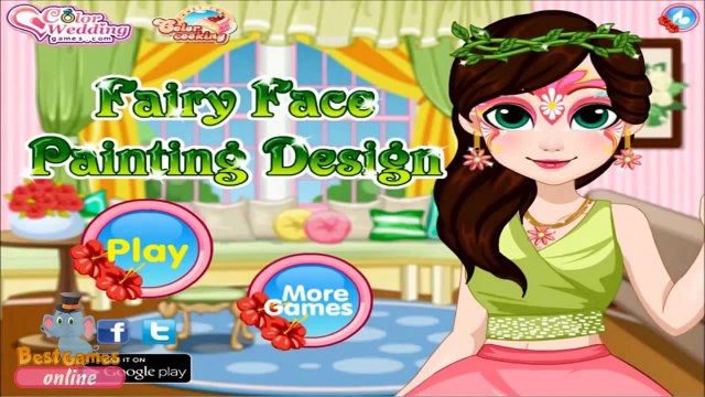 Watch Fairy Face Painting Design Game Funny Makeover Games Girls Make Up Videos
