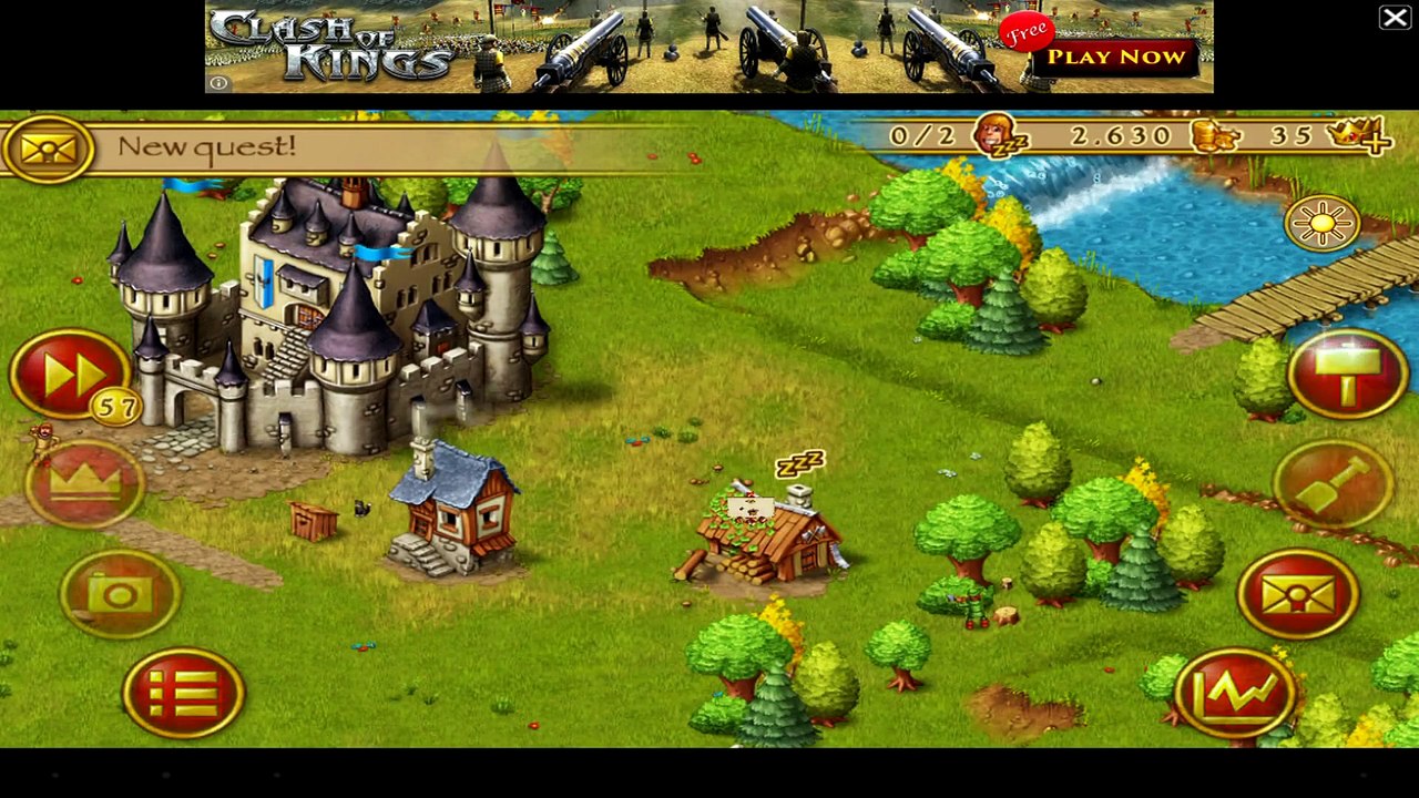 Townsmen - Android and iOS gameplay PlayRawNow