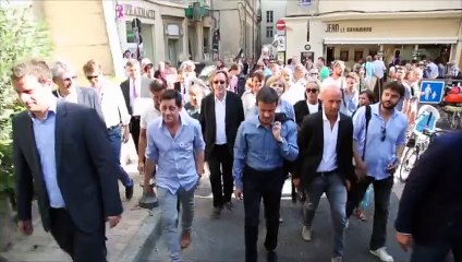 Festival d'Avignon : Manuel Valls à la représentation de Richard III