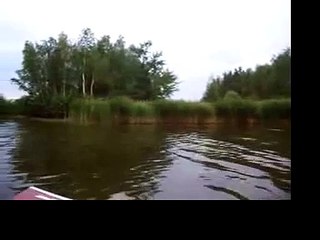 Mit dem Faltboot auf dem Senftenberger See