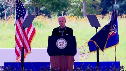 Vice President Biden Honors Flight 93 Memorial