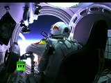 Stratos Jump video   Felix Baumgartner in supersonic stratosphere freefall