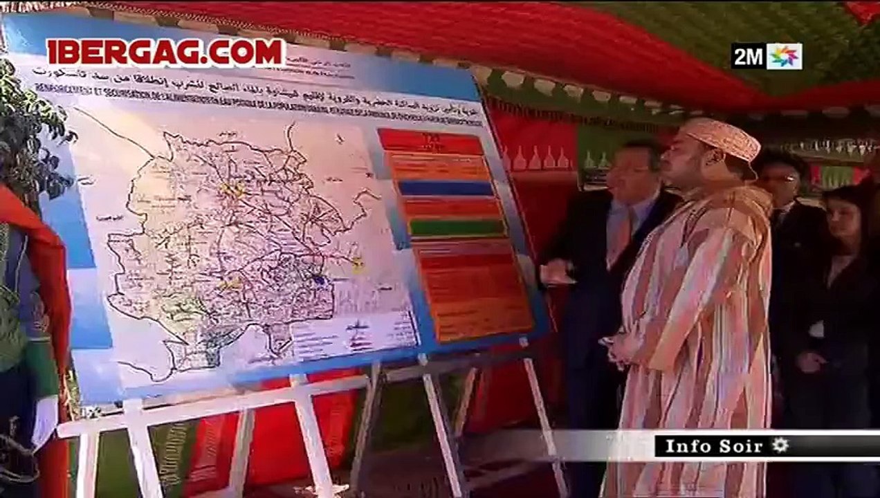 Mohammed VI inaugure le barrage _Abou El Abbas Essebti_ à Chichaoua